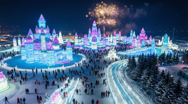 行情软件哈尔滨冰雪大世界视频